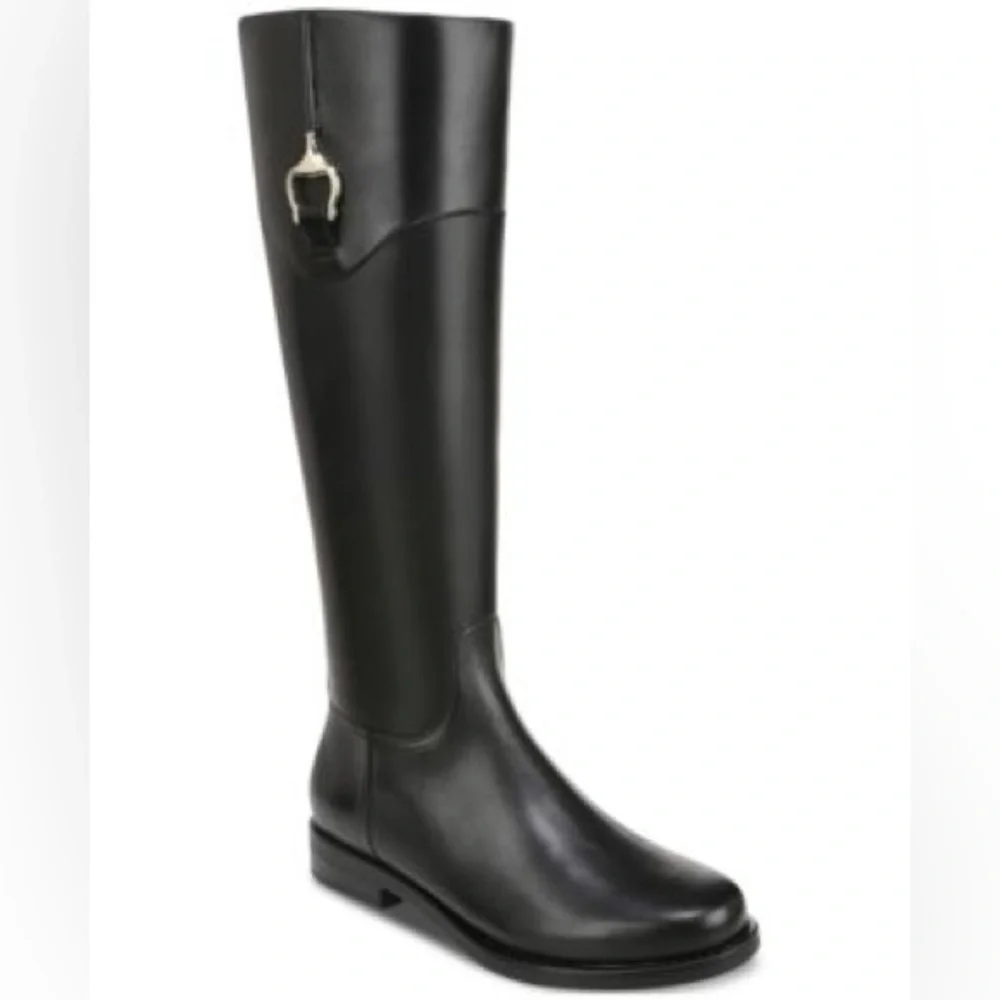 Giani Bernini Sandraa Womens Leather Riding Knee-High Boots